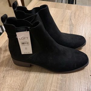 NWT Black Loft Boots size 8